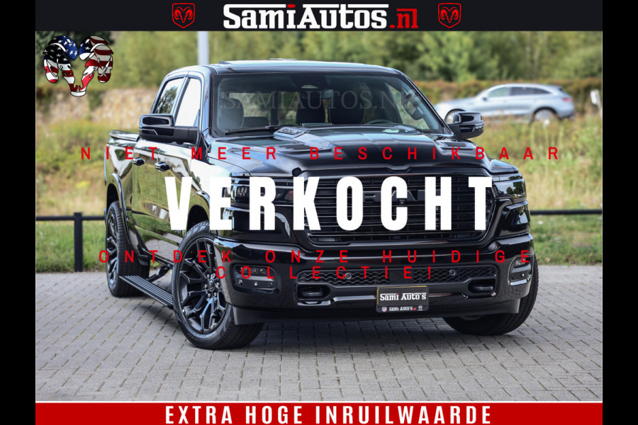 Dodge Ram 1500 Night Premium | Full Option | De Meest Luxe Pick-Up in zijn Klasse | Comfortabele Dubbele Cabine met Royale 5 Zitplaatsen | BPM vrij | Nu Leverbaar uit Voorraad | Voorraad Nr 2283 - 3326