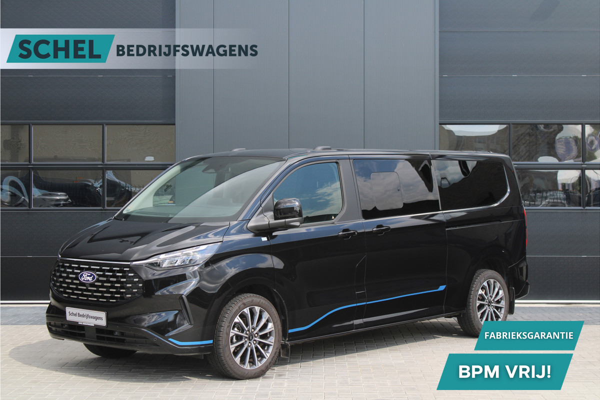 Ford Tourneo Custom 320 2.0 TDCI L2H1 Titanium X DC 170pk - Adaptive Cruise - LED - Blind Spot - Leder - Navigatie - 360 Camera - Trekhaak - Ford Tourneo Custom 320 2.0 TDCI L2H1 Titanium X DC 170pk - Adaptive Cruise - LED - Blind Spot - Leder - Navigatie - 360 Camera - Trekhaak -