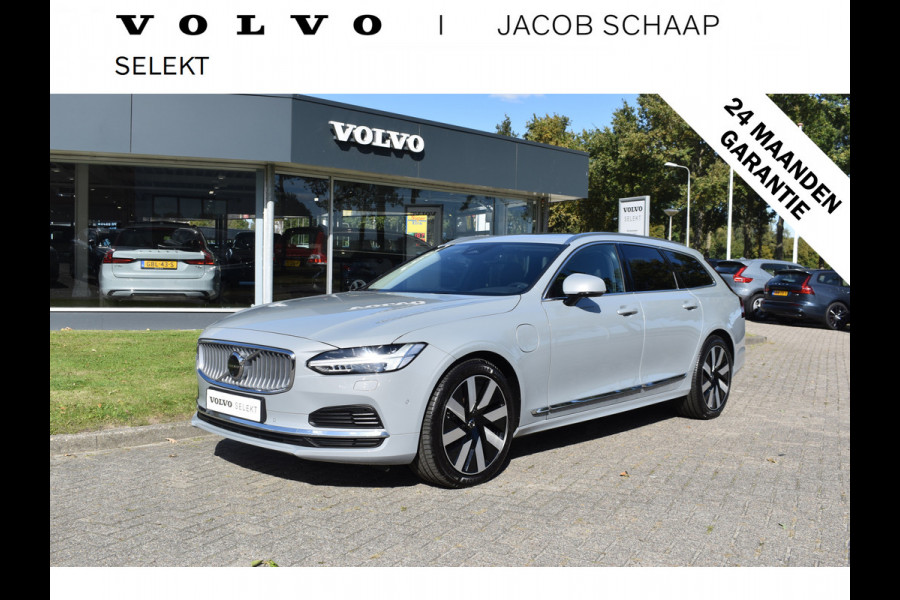 Volvo V90 T8 AWD 455PK Plug-in Hybrid Ultra Bright | HUD | B&W | 360 camera | Stuurverwarming | Panodak | 19"LMV