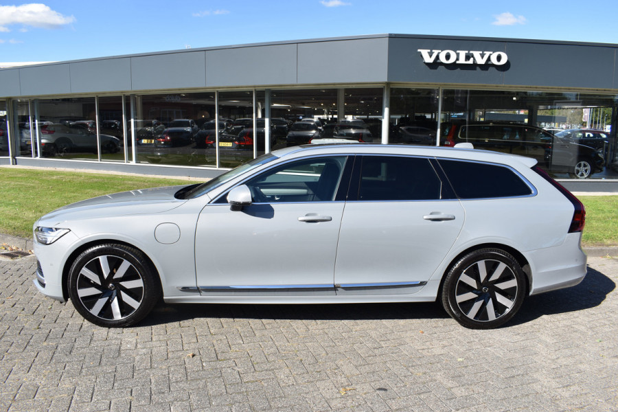 Volvo V90 T8 AWD 455PK Plug-in Hybrid Ultra Bright | HUD | B&W | 360 camera | Stuurverwarming | Panodak | 19"LMV