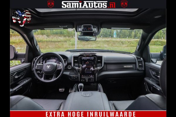Dodge Ram 1500 GT EDITION | TRX PACK | VIRTUAL COCKPIT | HEAD-UP | ADAPTIVE CRUISE | 360 CAMERA | 5.7 HEMI V8 402PK | 4X4 | Comfortabele Dubbele Cabine met Royale 5 Zitplaatsen | BPM vrij | Nu Leverbaar uit Voorraad | Voorraad Nr 2437