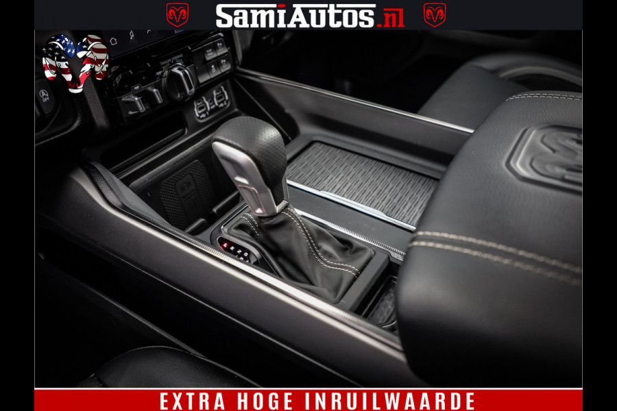 Dodge Ram 1500 GT EDITION | TRX PACK | VIRTUAL COCKPIT | HEAD-UP | ADAPTIVE CRUISE | 360 CAMERA | 5.7 HEMI V8 402PK | 4X4 | Comfortabele Dubbele Cabine met Royale 5 Zitplaatsen | BPM vrij | Nu Leverbaar uit Voorraad | Voorraad Nr 2437