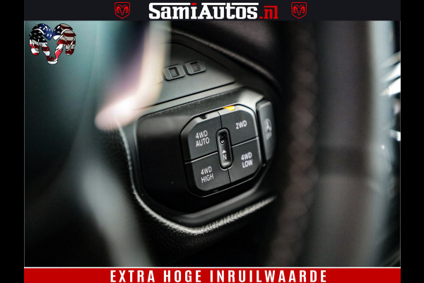 Dodge Ram 1500 GT EDITION | TRX PACK | VIRTUAL COCKPIT | HEAD-UP | ADAPTIVE CRUISE | 360 CAMERA | 5.7 HEMI V8 402PK | 4X4 | Comfortabele Dubbele Cabine met Royale 5 Zitplaatsen | BPM vrij | Nu Leverbaar uit Voorraad | Voorraad Nr 2437