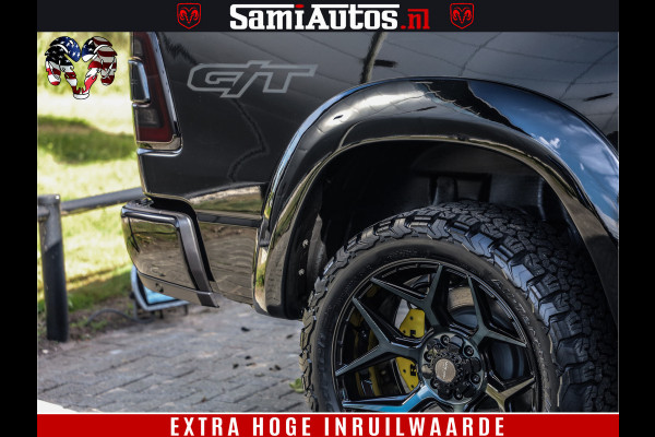 Dodge Ram 1500 GT EDITION | TRX PACK | VIRTUAL COCKPIT | HEAD-UP | ADAPTIVE CRUISE | 360 CAMERA | 5.7 HEMI V8 402PK | 4X4 | Comfortabele Dubbele Cabine met Royale 5 Zitplaatsen | BPM vrij | Nu Leverbaar uit Voorraad | Voorraad Nr 2437