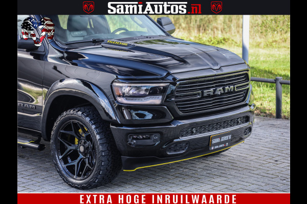 Dodge Ram 1500 GT EDITION | TRX PACK | VIRTUAL COCKPIT | HEAD-UP | ADAPTIVE CRUISE | 360 CAMERA | 5.7 HEMI V8 402PK | 4X4 | Comfortabele Dubbele Cabine met Royale 5 Zitplaatsen | BPM vrij | Nu Leverbaar uit Voorraad | Voorraad Nr 2437