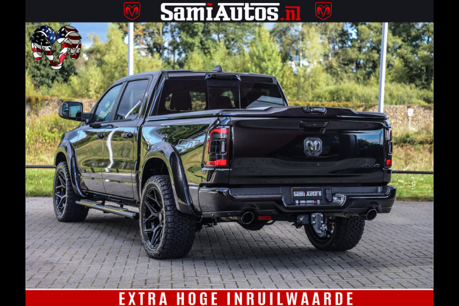 Dodge Ram 1500 GT EDITION | TRX PACK | VIRTUAL COCKPIT | HEAD-UP | ADAPTIVE CRUISE | 360 CAMERA | 5.7 HEMI V8 402PK | 4X4 | Comfortabele Dubbele Cabine met Royale 5 Zitplaatsen | BPM vrij | Nu Leverbaar uit Voorraad | Voorraad Nr 2437