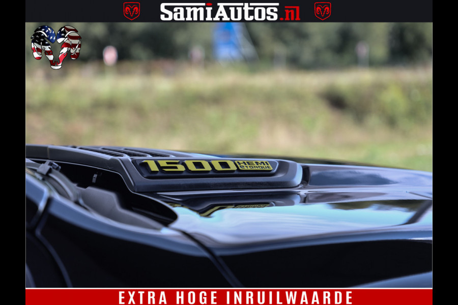 Dodge Ram 1500 GT EDITION | TRX PACK | VIRTUAL COCKPIT | HEAD-UP | ADAPTIVE CRUISE | 360 CAMERA | 5.7 HEMI V8 402PK | 4X4 | Comfortabele Dubbele Cabine met Royale 5 Zitplaatsen | BPM vrij | Nu Leverbaar uit Voorraad | Voorraad Nr 2437