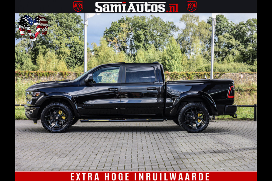 Dodge Ram 1500 GT EDITION | TRX PACK | VIRTUAL COCKPIT | HEAD-UP | ADAPTIVE CRUISE | 360 CAMERA | 5.7 HEMI V8 402PK | 4X4 | Comfortabele Dubbele Cabine met Royale 5 Zitplaatsen | BPM vrij | Nu Leverbaar uit Voorraad | Voorraad Nr 2437