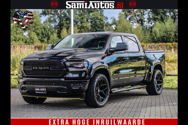 Dodge Ram 1500 GT EDITION | TRX PACK | VIRTUAL COCKPIT | HEAD-UP | ADAPTIVE CRUISE | 360 CAMERA | 5.7 HEMI V8 402PK | 4X4 | Comfortabele Dubbele Cabine met Royale 5 Zitplaatsen | BPM vrij | Nu Leverbaar uit Voorraad | Voorraad Nr 2437