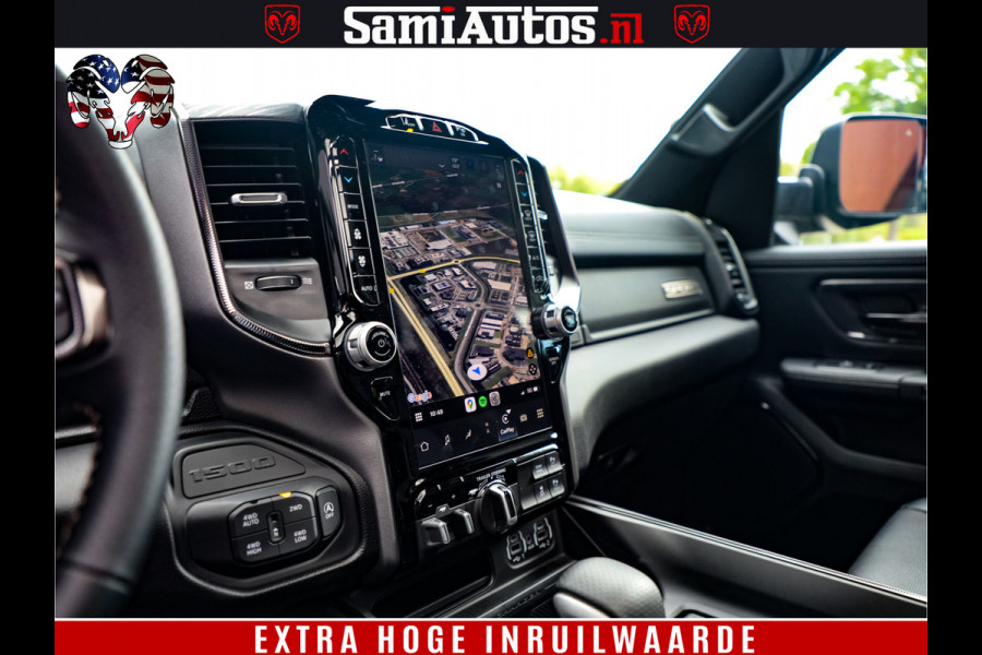 Dodge Ram 1500 GT EDITION | TRX PACK | VIRTUAL COCKPIT | HEAD-UP | ADAPTIVE CRUISE | 360 CAMERA | 5.7 HEMI V8 402PK | 4X4 | Comfortabele Dubbele Cabine met Royale 5 Zitplaatsen | BPM vrij | Nu Leverbaar uit Voorraad | Voorraad Nr 2437