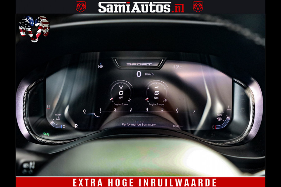 Dodge Ram 1500 GT EDITION | TRX PACK | VIRTUAL COCKPIT | HEAD-UP | ADAPTIVE CRUISE | 360 CAMERA | 5.7 HEMI V8 402PK | 4X4 | Comfortabele Dubbele Cabine met Royale 5 Zitplaatsen | BPM vrij | Nu Leverbaar uit Voorraad | Voorraad Nr 2437