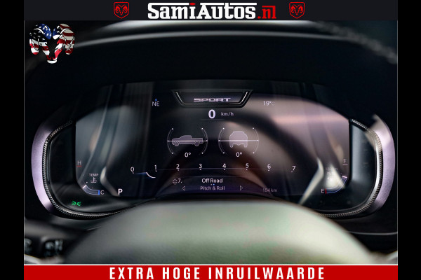 Dodge Ram 1500 GT EDITION | TRX PACK | VIRTUAL COCKPIT | HEAD-UP | ADAPTIVE CRUISE | 360 CAMERA | 5.7 HEMI V8 402PK | 4X4 | Comfortabele Dubbele Cabine met Royale 5 Zitplaatsen | BPM vrij | Nu Leverbaar uit Voorraad | Voorraad Nr 2437
