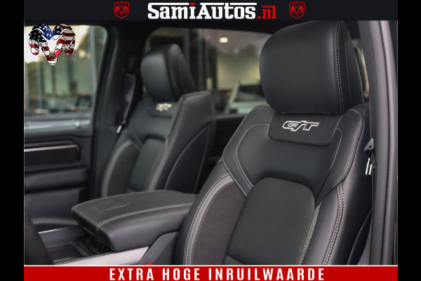 Dodge Ram 1500 GT EDITION | TRX PACK | VIRTUAL COCKPIT | HEAD-UP | ADAPTIVE CRUISE | 360 CAMERA | 5.7 HEMI V8 402PK | 4X4 | Comfortabele Dubbele Cabine met Royale 5 Zitplaatsen | BPM vrij | Nu Leverbaar uit Voorraad | Voorraad Nr 2437