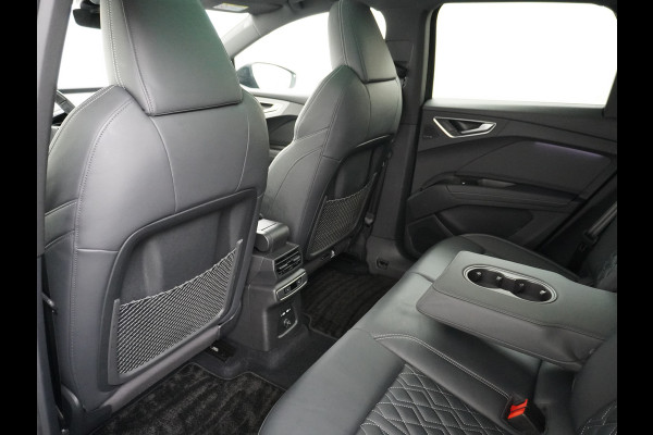 Audi Q4 e-tron 50 82kWh Quattro 300pk Competition S-Line Pano-dak Leer Matrix-Led 21" 77kWh Sonos®-Audio Warmtepomp Adaptive-Cruise HUD Head-Up Assistentie Pack Comfort-plus Pack Dynamic Pack Interieur Pack Keyless Pack Automatisch grootlicht Privacy-Glass Zeer compleet Grote Accu €75.000 nieuw