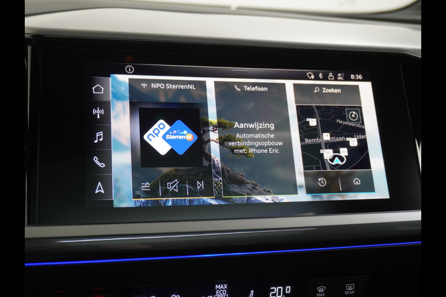 Audi Q4 e-tron 50 82kWh Quattro 300pk Competition S-Line Pano-dak Leer Matrix-Led 21" 77kWh Sonos®-Audio Warmtepomp Adaptive-Cruise HUD Head-Up Assistentie Pack Comfort-plus Pack Dynamic Pack Interieur Pack Keyless Pack Automatisch grootlicht Privacy-Glass Zeer compleet Grote Accu €75.000 nieuw