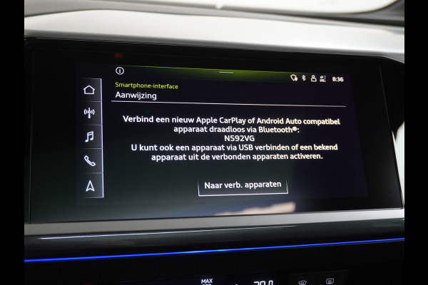 Audi Q4 e-tron 50 82kWh Quattro 300pk Competition S-Line Pano-dak Leer Matrix-Led 21" 77kWh Sonos®-Audio Warmtepomp Adaptive-Cruise HUD Head-Up Assistentie Pack Comfort-plus Pack Dynamic Pack Interieur Pack Keyless Pack Automatisch grootlicht Privacy-Glass Zeer compleet Grote Accu €75.000 nieuw