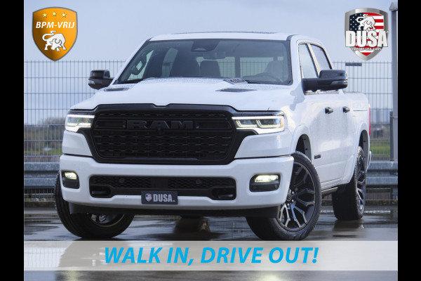Dodge Ram | 1500 | Limited | Night | 3.0L Twin-Turbo I6 | High Output | RAMBOX | Massage stoelen | Passenger Display | RAMBOX Getoonde accessoires zijn verkrijgbaar tegen meerprijs
