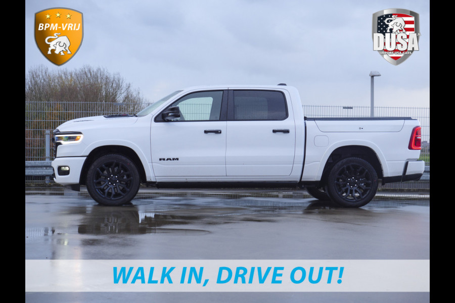 Dodge Ram | 1500 | Limited | Night | 3.0L Twin-Turbo I6 | High Output | RAMBOX | Massage stoelen | Passenger Display | RAMBOX Getoonde accessoires zijn verkrijgbaar tegen meerprijs