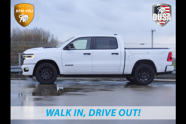 Dodge Ram | 1500 | Limited | Night | 3.0L Twin-Turbo I6 | High Output | RAMBOX | Massage stoelen | Passenger Display | RAMBOX Getoonde accessoires zijn verkrijgbaar tegen meerprijs