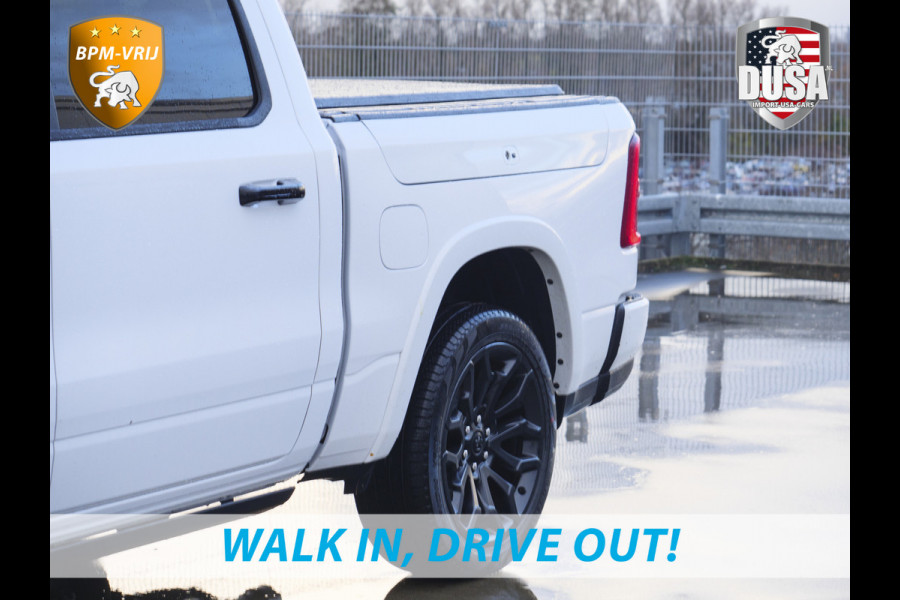 Dodge Ram | 1500 | Limited | Night | 3.0L Twin-Turbo I6 | High Output | RAMBOX | Massage stoelen | Passenger Display | RAMBOX Getoonde accessoires zijn verkrijgbaar tegen meerprijs