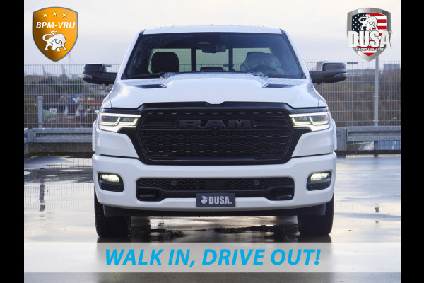 Dodge Ram | 1500 | Limited | Night | 3.0L Twin-Turbo I6 | High Output | RAMBOX | Massage stoelen | Passenger Display | RAMBOX Getoonde accessoires zijn verkrijgbaar tegen meerprijs