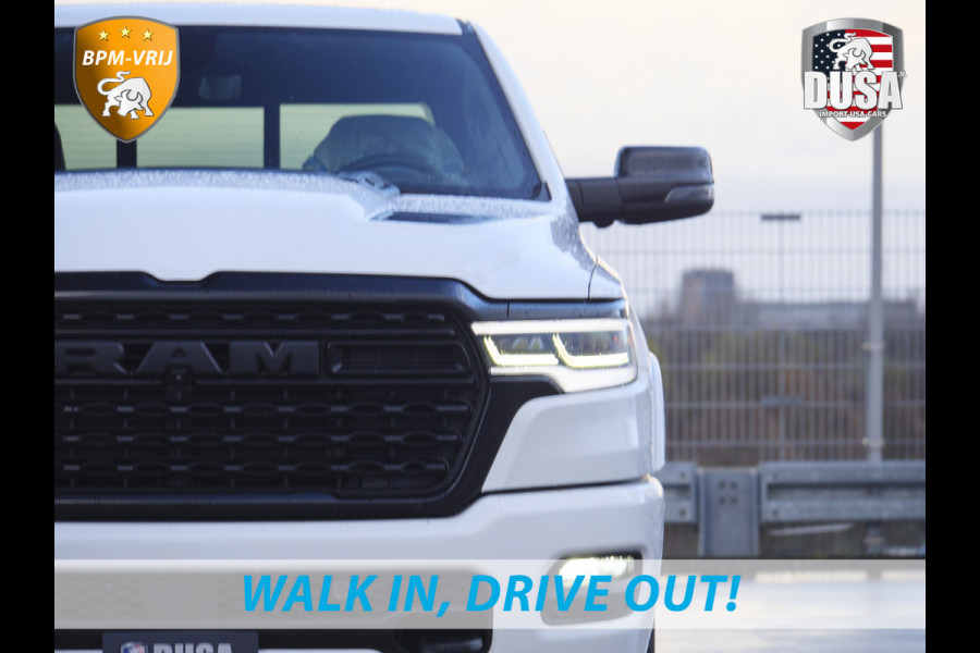 Dodge Ram | 1500 | Limited | Night | 3.0L Twin-Turbo I6 | High Output | RAMBOX | Massage stoelen | Passenger Display | RAMBOX Getoonde accessoires zijn verkrijgbaar tegen meerprijs