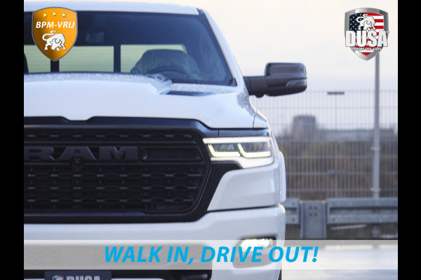 Dodge Ram | 1500 | Limited | Night | 3.0L Twin-Turbo I6 | High Output | RAMBOX | Massage stoelen | Passenger Display | RAMBOX Getoonde accessoires zijn verkrijgbaar tegen meerprijs