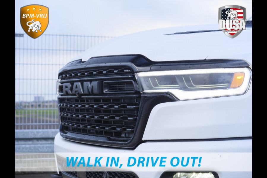 Dodge Ram | 1500 | Limited | Night | 3.0L Twin-Turbo I6 | High Output | RAMBOX | Massage stoelen | Passenger Display | RAMBOX Getoonde accessoires zijn verkrijgbaar tegen meerprijs