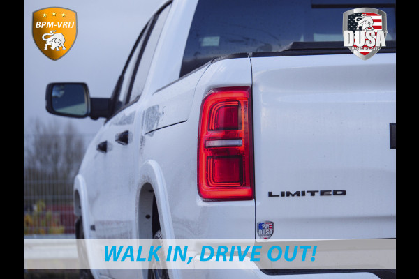 Dodge Ram | 1500 | Limited | Night | 3.0L Twin-Turbo I6 | High Output | RAMBOX | Massage stoelen | Passenger Display | RAMBOX Getoonde accessoires zijn verkrijgbaar tegen meerprijs