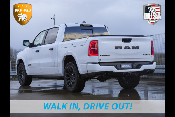Dodge Ram | 1500 | Limited | Night | 3.0L Twin-Turbo I6 | High Output | RAMBOX | Massage stoelen | Passenger Display | RAMBOX Getoonde accessoires zijn verkrijgbaar tegen meerprijs