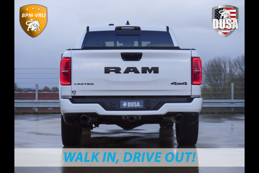 Dodge Ram | 1500 | Limited | Night | 3.0L Twin-Turbo I6 | High Output | RAMBOX | Massage stoelen | Passenger Display | RAMBOX Getoonde accessoires zijn verkrijgbaar tegen meerprijs