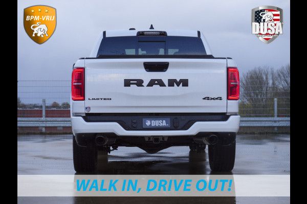 Dodge Ram | 1500 | Limited | Night | 3.0L Twin-Turbo I6 | High Output | RAMBOX | Massage stoelen | Passenger Display | RAMBOX Getoonde accessoires zijn verkrijgbaar tegen meerprijs