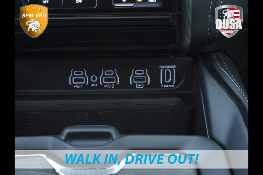 Dodge Ram | 1500 | Limited | Night | 3.0L Twin-Turbo I6 | High Output | RAMBOX | Massage stoelen | Passenger Display | RAMBOX Getoonde accessoires zijn verkrijgbaar tegen meerprijs