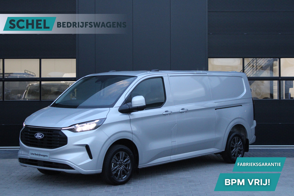 Ford Transit Custom 320 2.0 TDCI L2H1 Limited 170pk - 2x Schuifdeur - Adaptive Cruise - Blind spot - Navigatie - Camera - Draadloos laden - Stoelver Ford Transit Custom 320 2.0 TDCI L2H1 Limited 170pk - 2x Schuifdeur - Adaptive Cruise - Blind spot - Navigatie - Camera - Draadloos laden - Stoelver