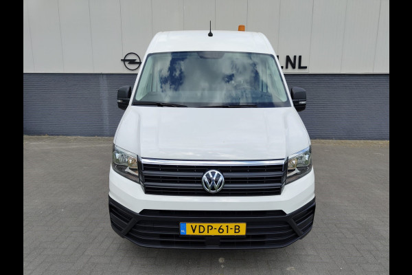 Volkswagen Crafter 30 2.0TDI L3H2 Airco Camera Navi Bluetooth EURO 6 Betonplex vloer Wandbekleding Schuifdeur Buro 2.500kg trekvermogen keurige bus!