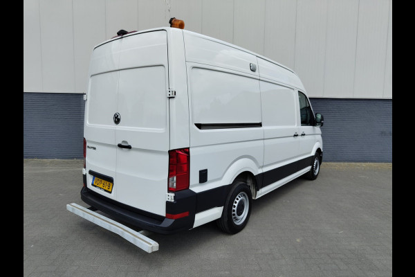 Volkswagen Crafter 30 2.0TDI L3H2 Airco Camera Navi Bluetooth EURO 6 Betonplex vloer Wandbekleding Schuifdeur Buro 2.500kg trekvermogen keurige bus!