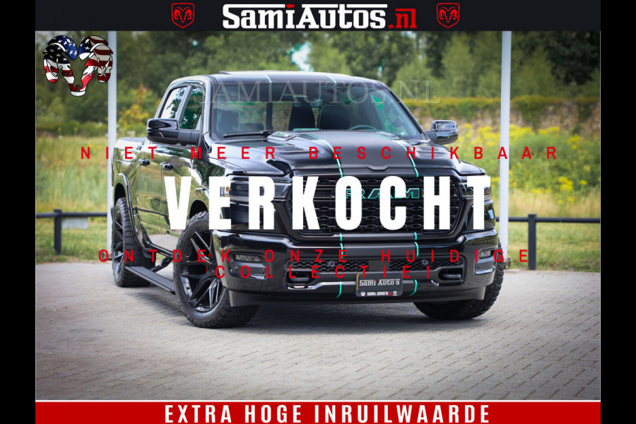 Dodge Ram 1500 Limited H.O 540HP 706Nm | Massage + Full Option | De Meest Luxe en Volle Pick-Up in zijn Klasse | Comfortabele Dubbele Cabine met Royale 5 Zitplaatsen | BPM vrij | Nu Leverbaar uit Voorraad | Voorraad Nr 2332 - 5179