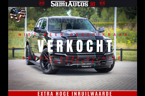 Dodge Ram 1500 Limited H.O 540HP 706Nm | Massage + Full Option | De Meest Luxe en Volle Pick-Up in zijn Klasse | Comfortabele Dubbele Cabine met Royale 5 Zitplaatsen | BPM vrij | Nu Leverbaar uit Voorraad | Voorraad Nr 2332 - 5179