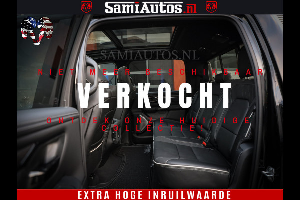 Dodge Ram 1500 Limited H.O 540HP 706Nm | Massage + Full Option | De Meest Luxe en Volle Pick-Up in zijn Klasse | Comfortabele Dubbele Cabine met Royale 5 Zitplaatsen | BPM vrij | Nu Leverbaar uit Voorraad | Voorraad Nr 2332 - 5179
