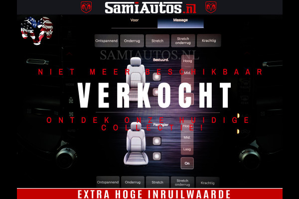 Dodge Ram 1500 Limited H.O 540HP 706Nm | Massage + Full Option | De Meest Luxe en Volle Pick-Up in zijn Klasse | Comfortabele Dubbele Cabine met Royale 5 Zitplaatsen | BPM vrij | Nu Leverbaar uit Voorraad | Voorraad Nr 2332 - 5179