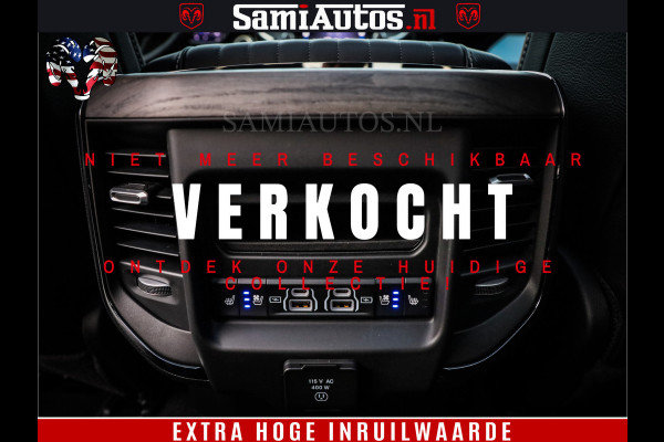 Dodge Ram 1500 Limited H.O 540HP 706Nm | Massage + Full Option | De Meest Luxe en Volle Pick-Up in zijn Klasse | Comfortabele Dubbele Cabine met Royale 5 Zitplaatsen | BPM vrij | Nu Leverbaar uit Voorraad | Voorraad Nr 2332 - 5179