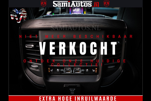 Dodge Ram 1500 Limited H.O 540HP 706Nm | Massage + Full Option | De Meest Luxe en Volle Pick-Up in zijn Klasse | Comfortabele Dubbele Cabine met Royale 5 Zitplaatsen | BPM vrij | Nu Leverbaar uit Voorraad | Voorraad Nr 2332 - 5179