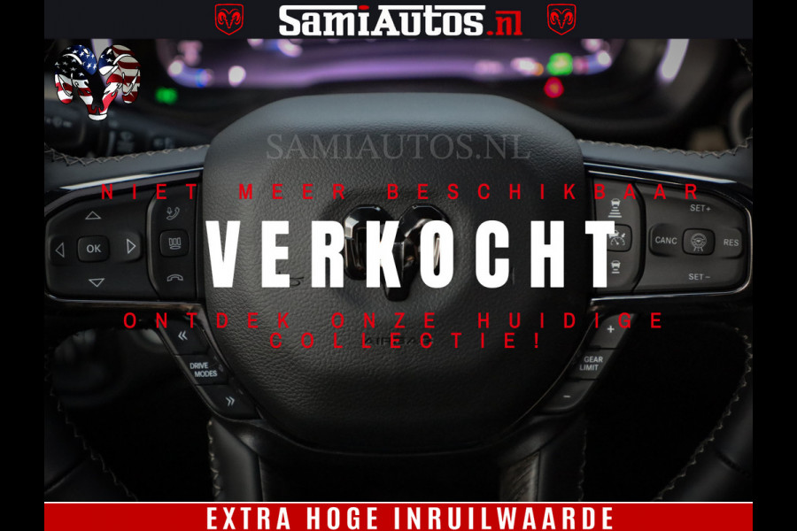 Dodge Ram 1500 Limited H.O 540HP 706Nm | Massage + Full Option | De Meest Luxe en Volle Pick-Up in zijn Klasse | Comfortabele Dubbele Cabine met Royale 5 Zitplaatsen | BPM vrij | Nu Leverbaar uit Voorraad | Voorraad Nr 2332 - 5179