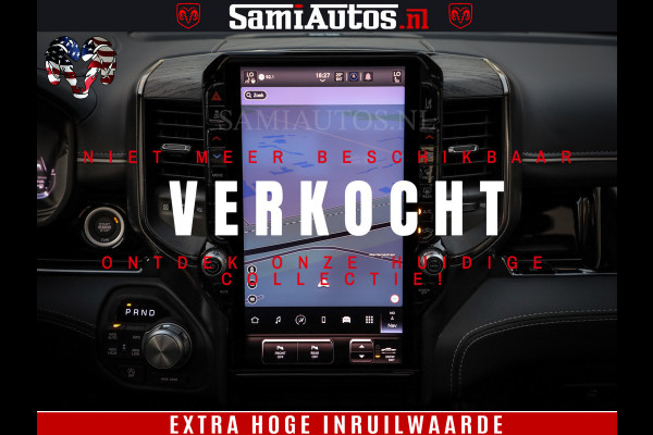 Dodge Ram 1500 Limited H.O 540HP 706Nm | Massage + Full Option | De Meest Luxe en Volle Pick-Up in zijn Klasse | Comfortabele Dubbele Cabine met Royale 5 Zitplaatsen | BPM vrij | Nu Leverbaar uit Voorraad | Voorraad Nr 2332 - 5179