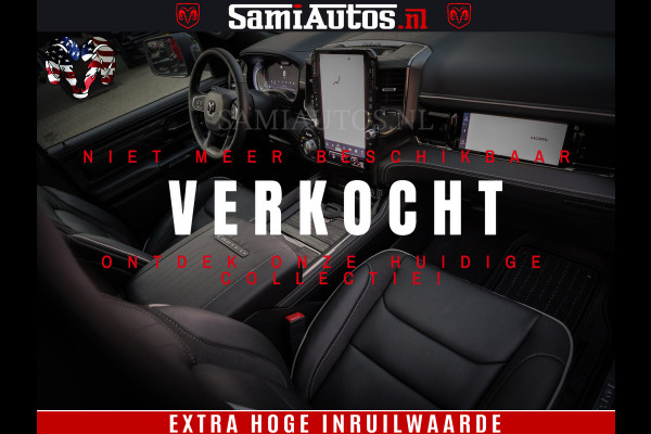 Dodge Ram 1500 Limited H.O 540HP 706Nm | Massage + Full Option | De Meest Luxe en Volle Pick-Up in zijn Klasse | Comfortabele Dubbele Cabine met Royale 5 Zitplaatsen | BPM vrij | Nu Leverbaar uit Voorraad | Voorraad Nr 2332 - 5179