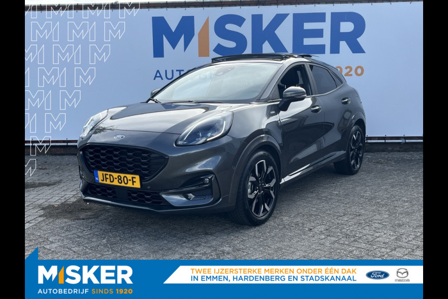 Ford Puma 1.0 EB Hyb ST-Line X Automaat | Panodak | Winterpack | Trekhaak Ford Puma 1.0 EB Hyb ST-Line X Automaat | Panodak | Winterpack | Trekhaak