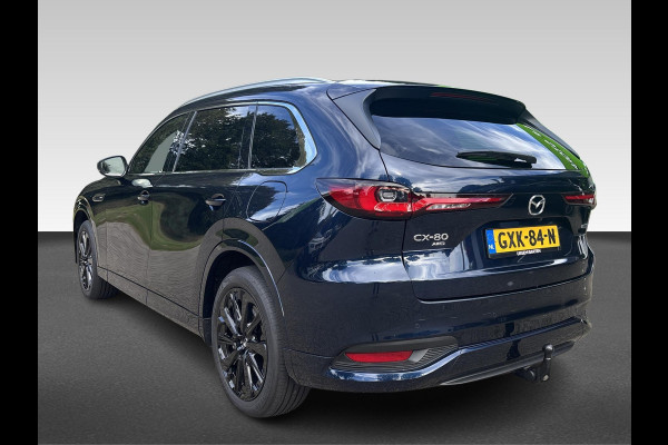 Mazda CX-80 2.5 e-SkyActiv PHEV Homura Plus 7-zitter Uitklapbare trekhaak | klasse III alarm | meest luxe uitvoering