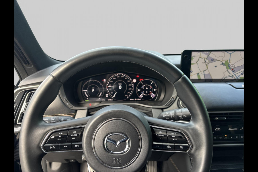 Mazda CX-80 2.5 e-SkyActiv PHEV Homura Plus 7-zitter Uitklapbare trekhaak | klasse III alarm | meest luxe uitvoering