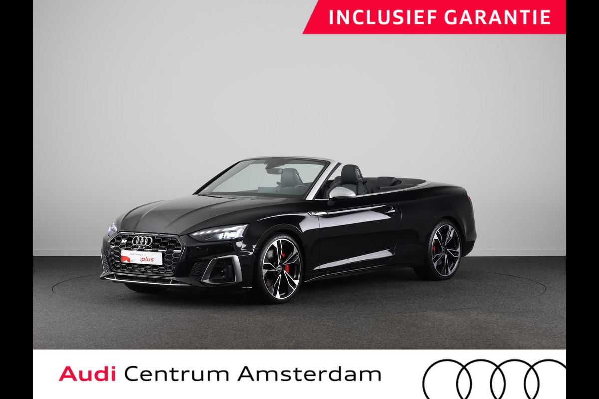 Audi S5 Cabriolet 3.0 TFSI quattro 354pk | Laser Led verlichting | Adaptief demping systeem | Keyless | Rondom zichtcamera Audi S5 Cabriolet 3.0 TFSI quattro 354pk | Laser Led verlichting | Adaptief demping systeem | Keyless | Rondom zichtcamera