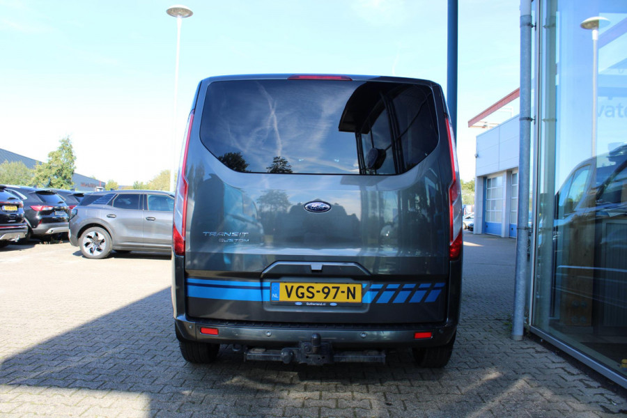 Ford Transit Custom 300 2.0 TDCI L2H1 Limited DC | Zeer Netjes! | Nieuw geleverde Ned.auto | Trekhaak | Sidesteps + roofrails| Dubbele Cabine | Cruise Control | Navigatie |